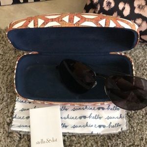 Stella & Dot {Chevron Aviator} Sunglasses